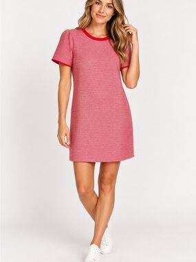 Draper James Textures Sweater dress neckline